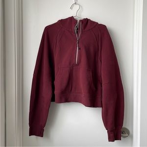 lululemon scuba red merlot